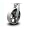 Service Caster 10 Inch Heavy Duty Red Semi Steel Cast Iron Wheel Swivel Caster with Swivel Lock SCC-KP92S1030-SSR-BSL - alternate 1